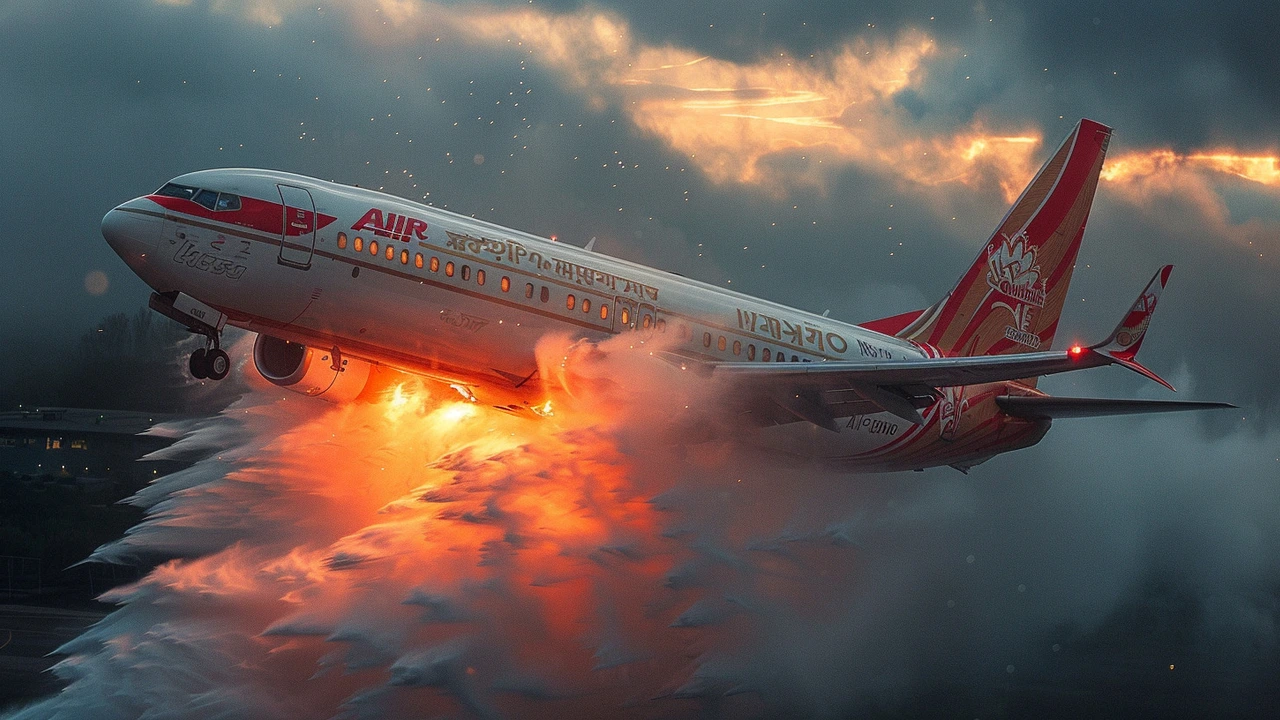 बेंगलुरु-कोच्चि एअर इंडिया एक्सप्रेस उड़ान में इंजन में आग, आपातकालीन लैंडिंग