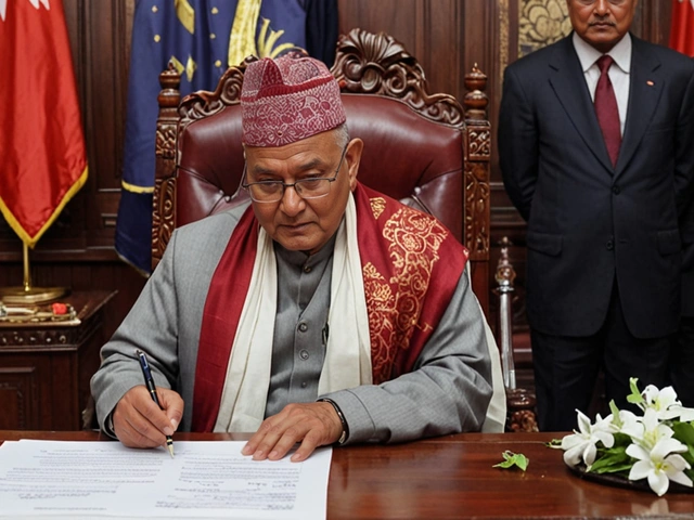 नेपाल के प्रधानमंत्री केपी शर्मा ओली को बधाई देने के बाद प्रधानमंत्री मोदी ने संबंधों को मजबूत करने पर जोर दिया