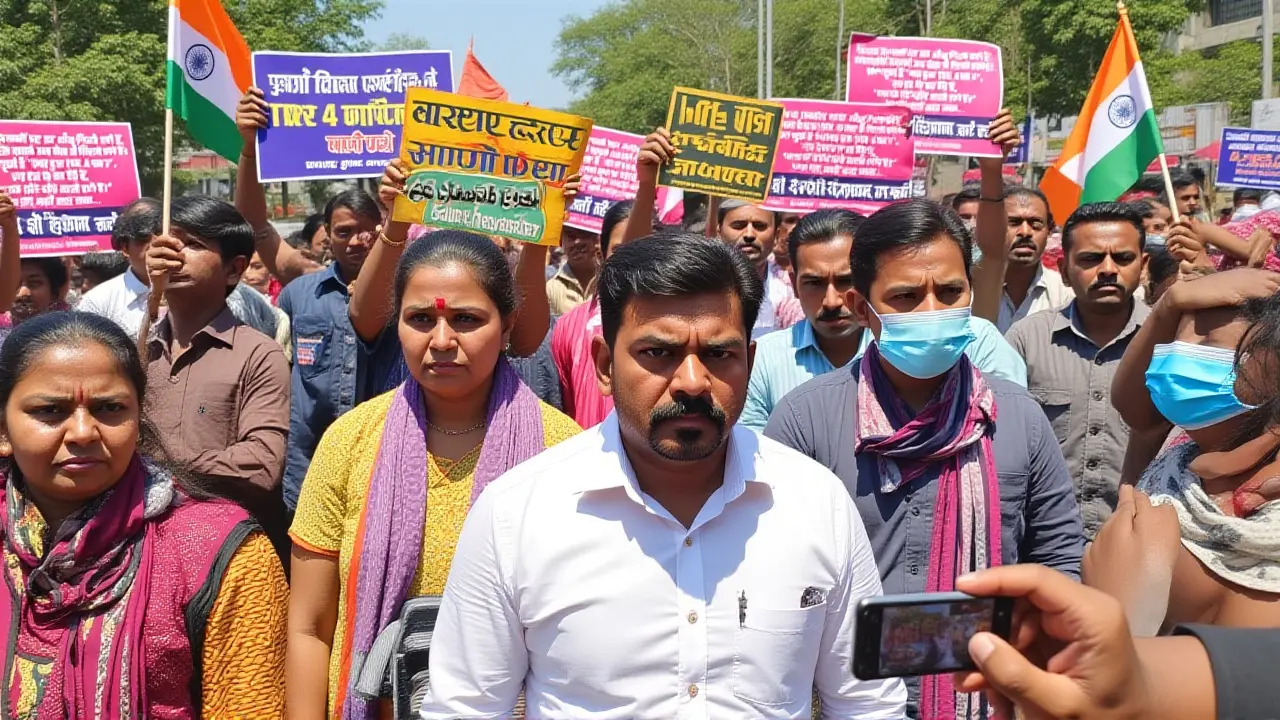 पटन में BPSC TRE-4 प्रदर्शन: पुलिस का लathi चार्ज, नए मंत्री की आश्वासन